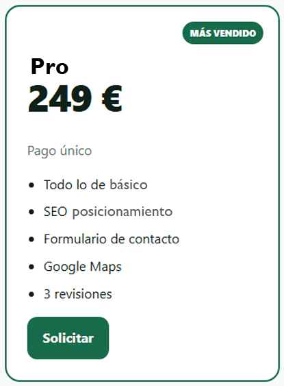 Pro 249 euros